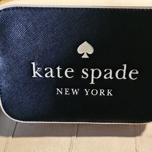 Kate Spade Elegant Black and White Pouch